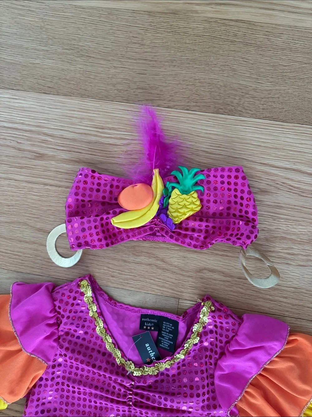 Kids Rainbow Ruffle Costume Dress - Multicolor, 7-8 years, 11-12 years
